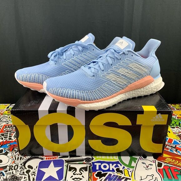 Adidas Solar Boost 19 Sky Blue Sizes 10.5 Womens - Picture 1 of 14